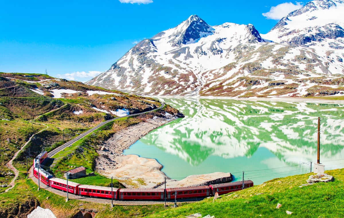 Treinreis Zwitserland