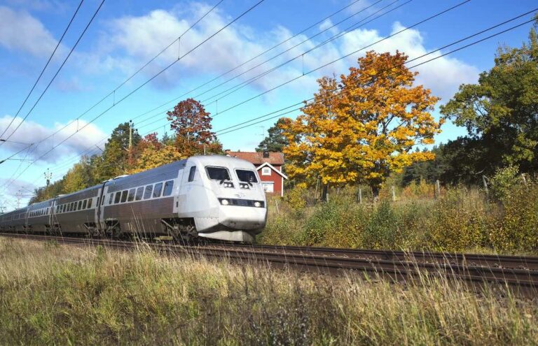 Treinreis door het zuiden van Zweden